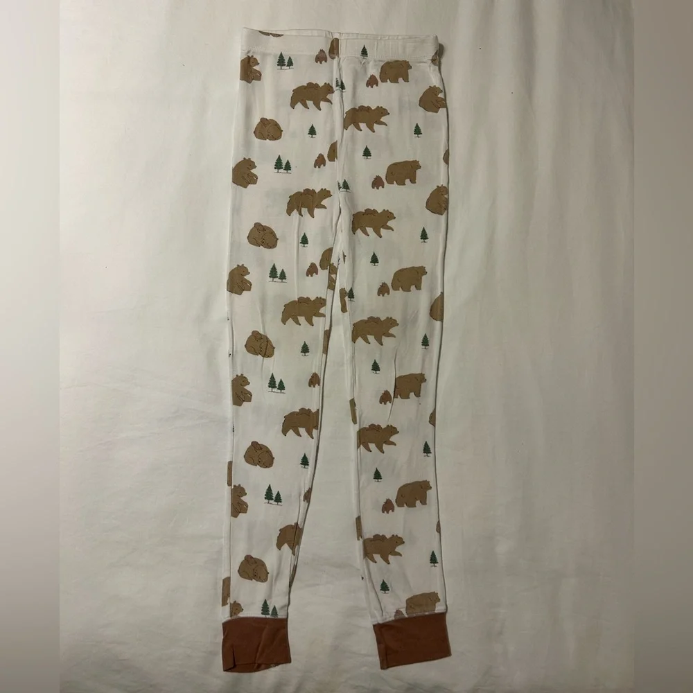 Angel Dear Long Sleeve Pajama Set Brown Bears Size 8
